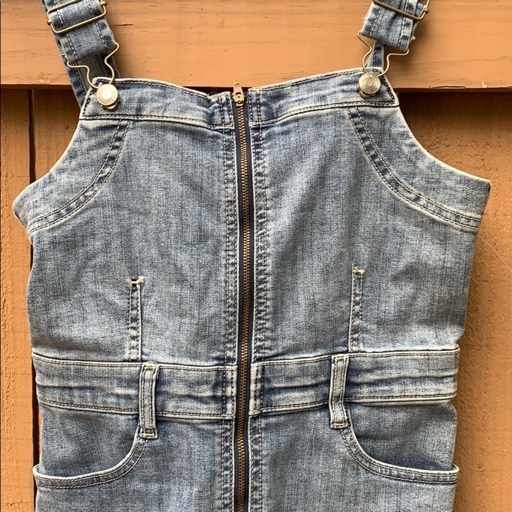 American Eagle Denim Dress Overall - Picture 2 of 6